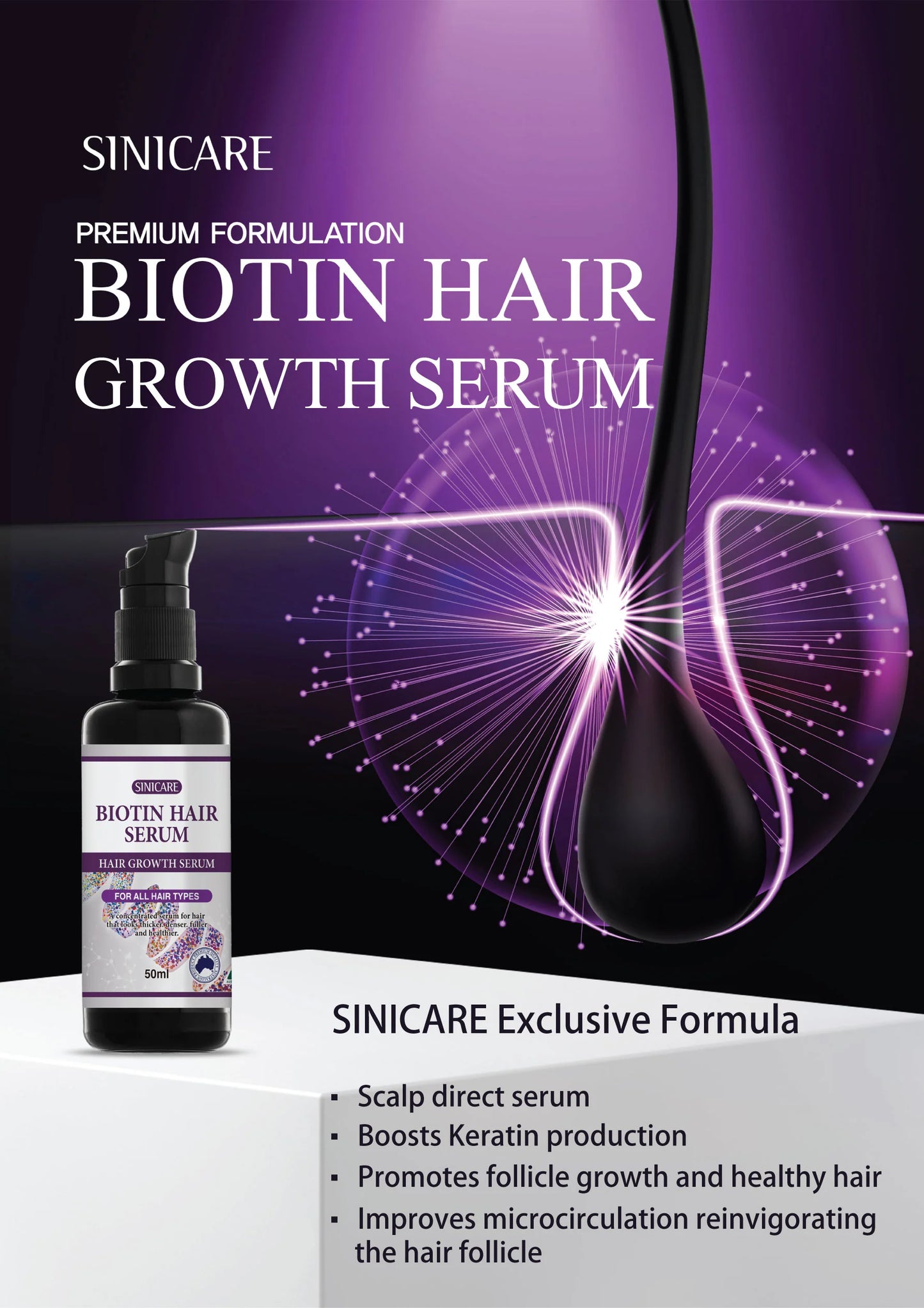 Biotin Hair Growth Serum 50ml