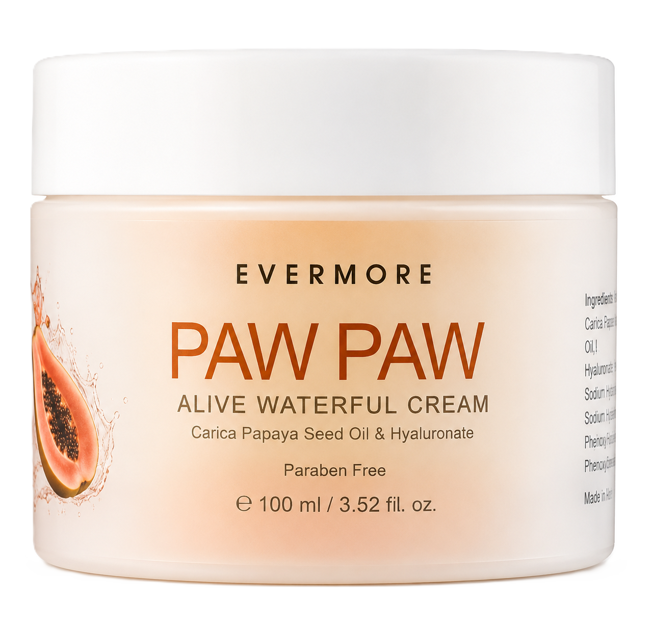 EVERMORE PAW PAW Alive Waterful Cream (100ml)