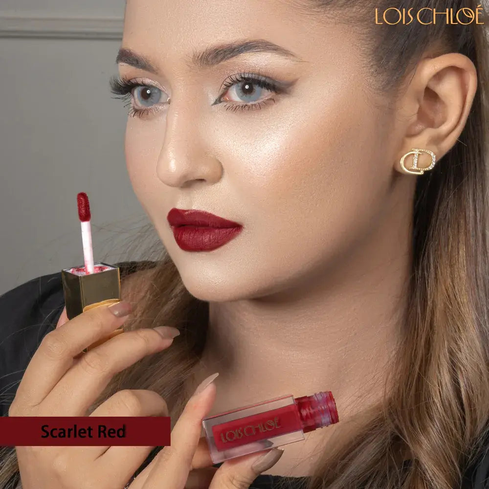 Scarlet Red Liquid Matte Lipstick
