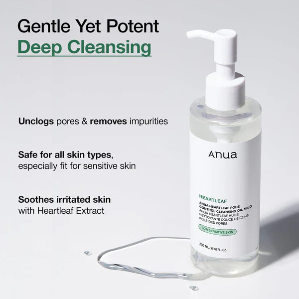 Heartleaf Pore Cleansing Oil Mild